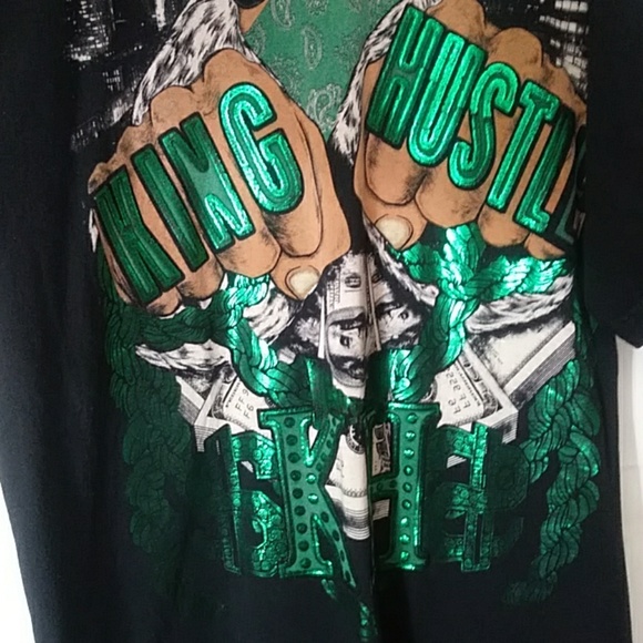 King hustle men's pro t  3X tall t-shirt - Picture 3 of 7